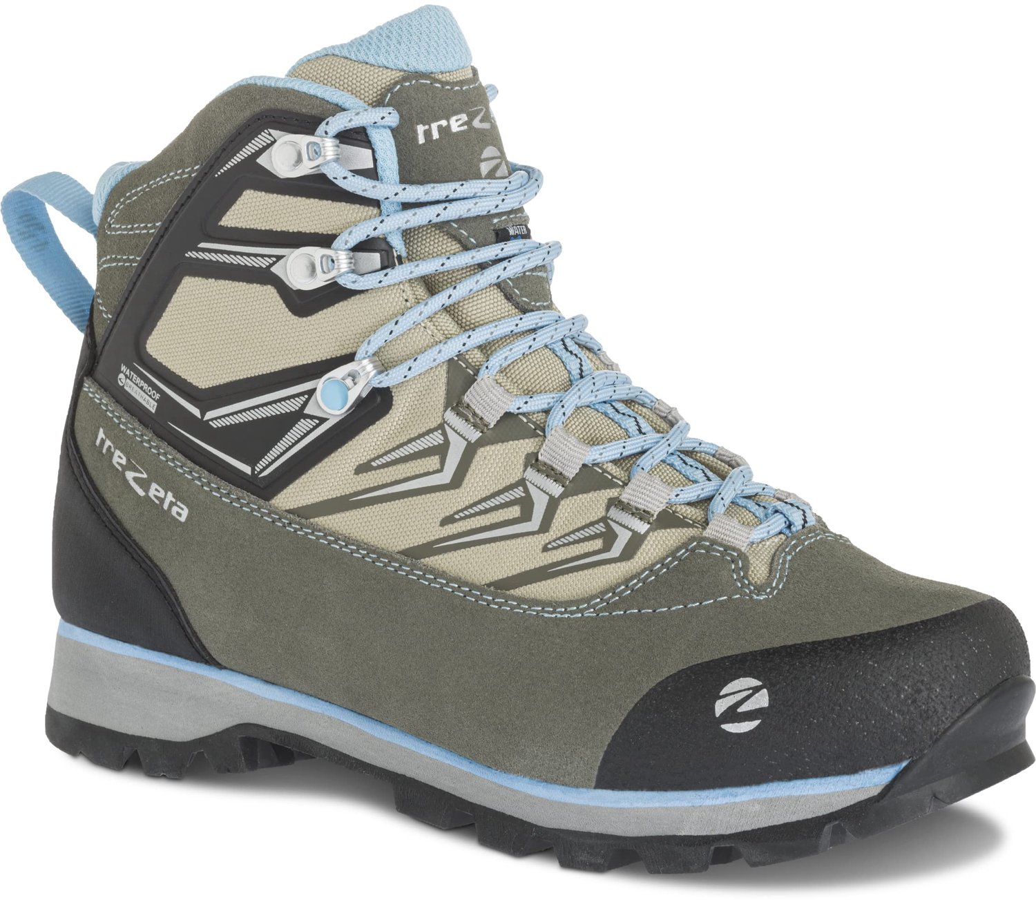 Trezeta AORAKI W’S WP Wandelschoen Waterdicht Vetiver Azure