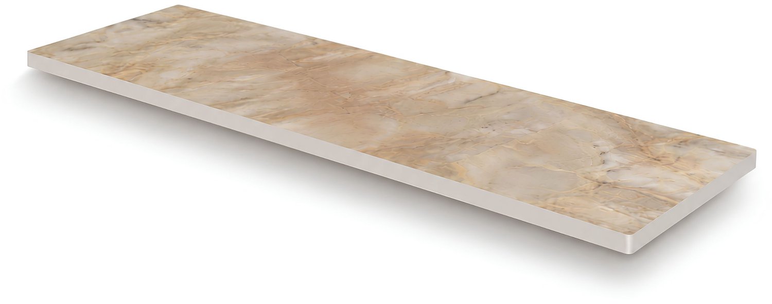 KOLM HPL Badkamerplank - Breccia Vivaldo K594SU - 64,5 x 20 cm - 12 mm