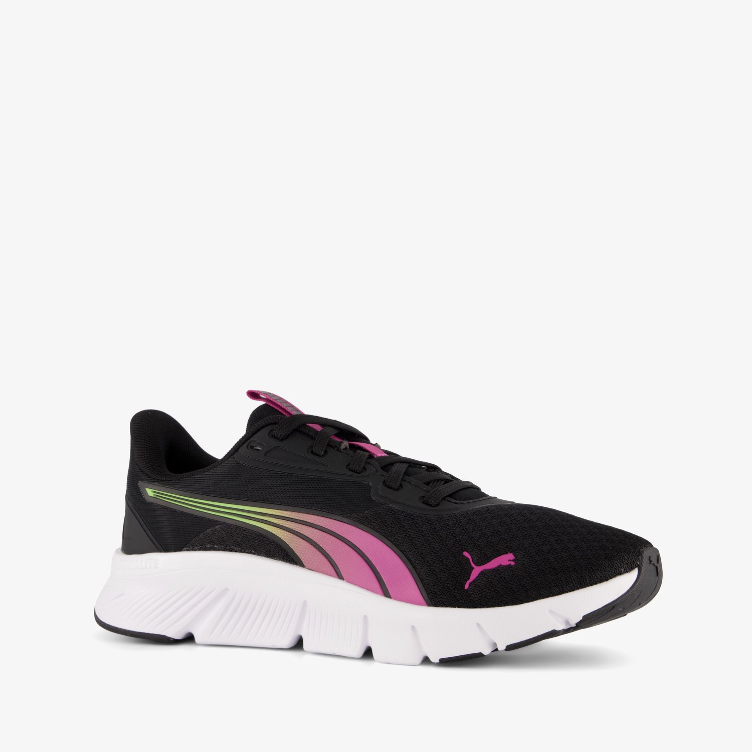 Puma FlexFocus Lite meisjes sneakers – Uitneembare zool Zwart