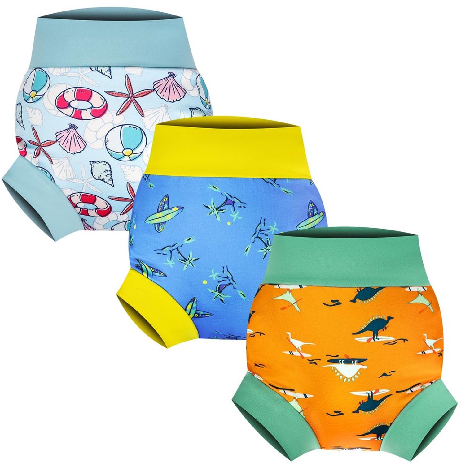 Herbruikbare Zwemluier voor Baby's en Peuters, Set van 3