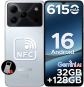 DOOGEE Note 56 Pro - Smartphone - 32GB RAM + 128GB ROM(2TB/TF) - Gemini AI - Android 16 - 6150mAh - 6,56 inch HD + 90Hz - 4G Dual SIM - Gemini AI - OTG - NFC - Face ID - GPS - Wit