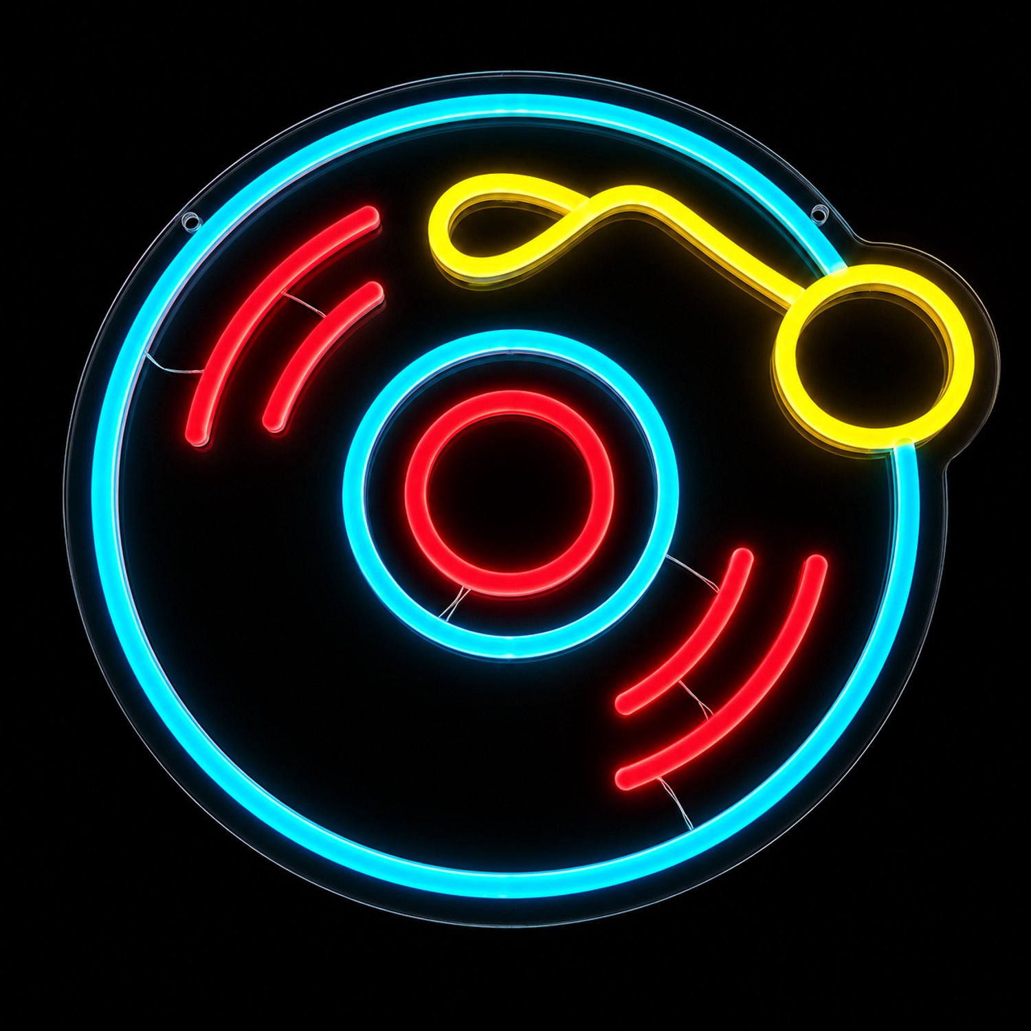 Neon Lamp - LP Platenspeler - Dimbaar - Incl. Ophangmateriaal - Neon Sign - LED Lamp - Verlichting - Wandlamp