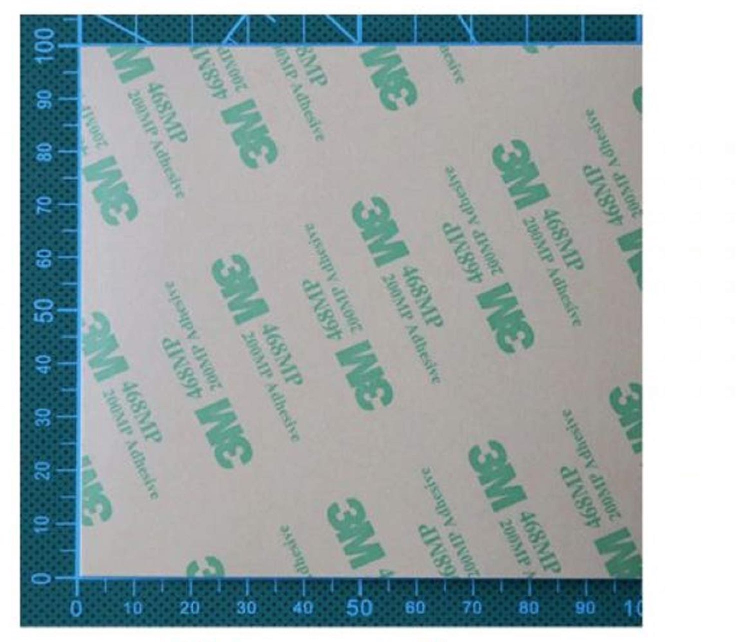 dubbelzijdig plakband 10 x 10 cm - 4 vellen - 0,127 mm dikte - ideaal voor verlijmen op metalen en kunststof oppervlakken - 4 stuks - ServiceTopper