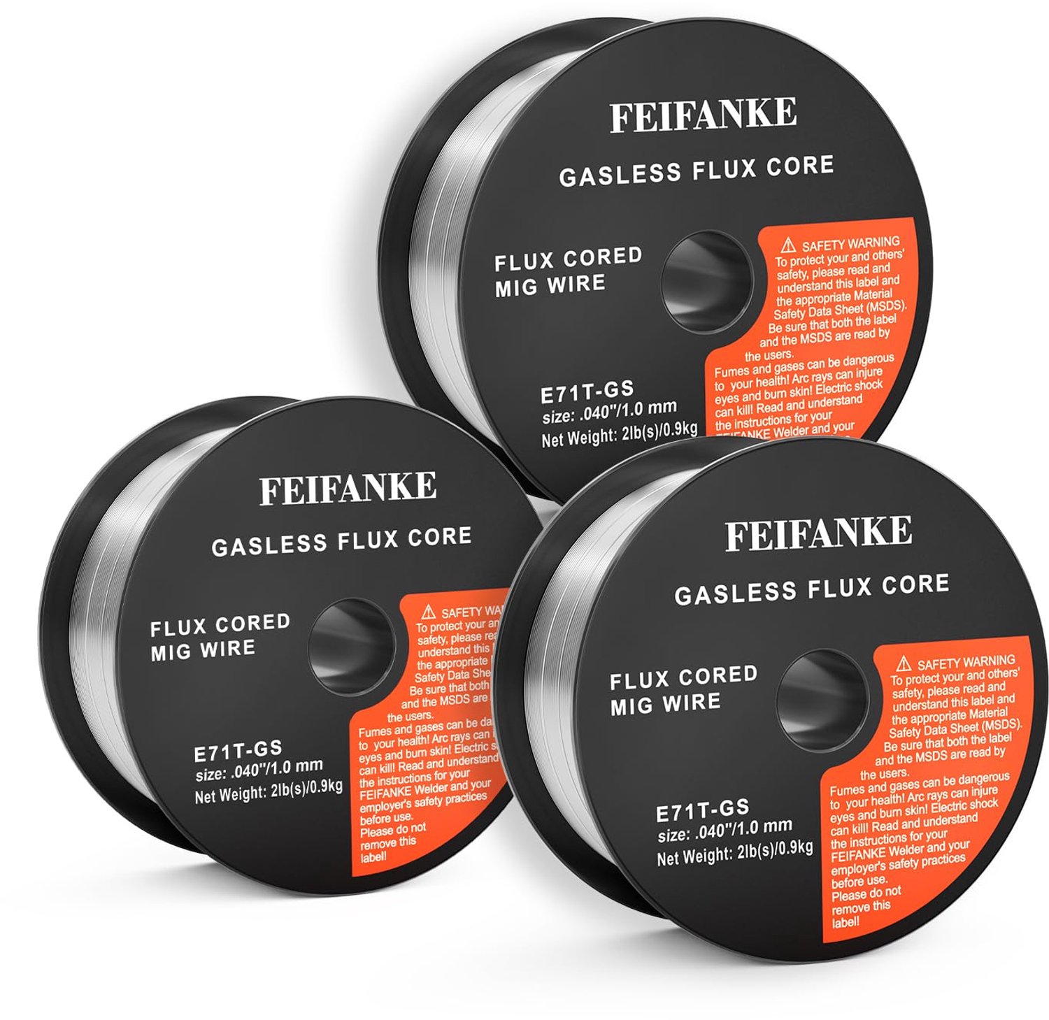 Flux Core Lasdraad E71T-GS - 1mm voor Gasloos Lassen