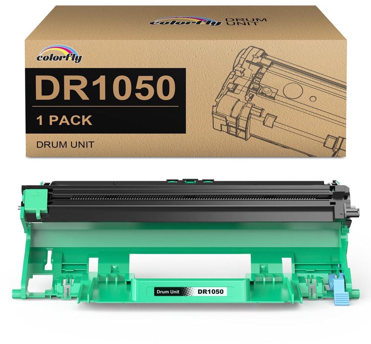 Drum Compatibel met Brother DR-1050 voor TN-1050 Toner