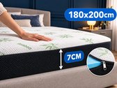 Topper Premium Komfort 180 x 200 cm - Surmatelas - Mousse à Mémoire de Forme Gel - 7 cm - Respirant et Confortable - Convient à Tous les Poids Corporels