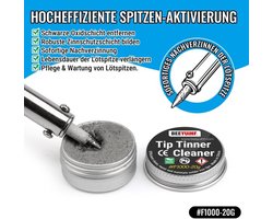 Loodvrije soldeerpunten reactivator, piekactivator voor het reactiveren van geoxideerde soldeerpunten, regeneratie geoxideerde punten soldeerpunt reiniger Tip Tinner Cleaner (nettogewicht