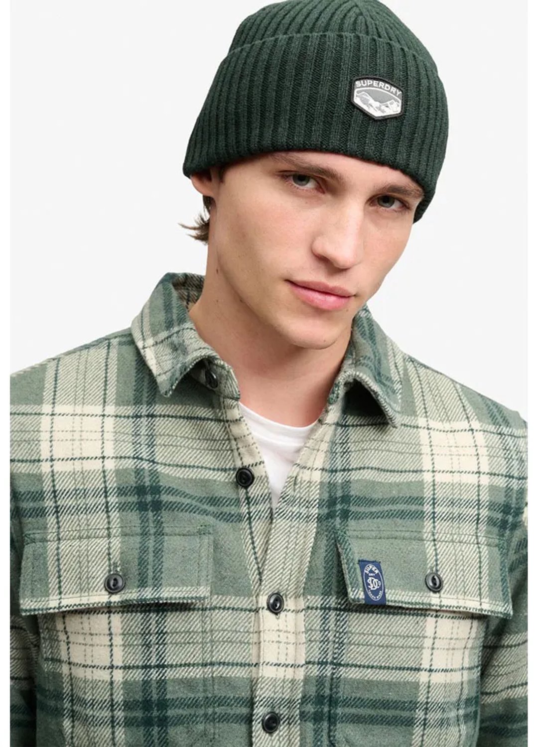 Superdry Chunky Rib Knitted Muts