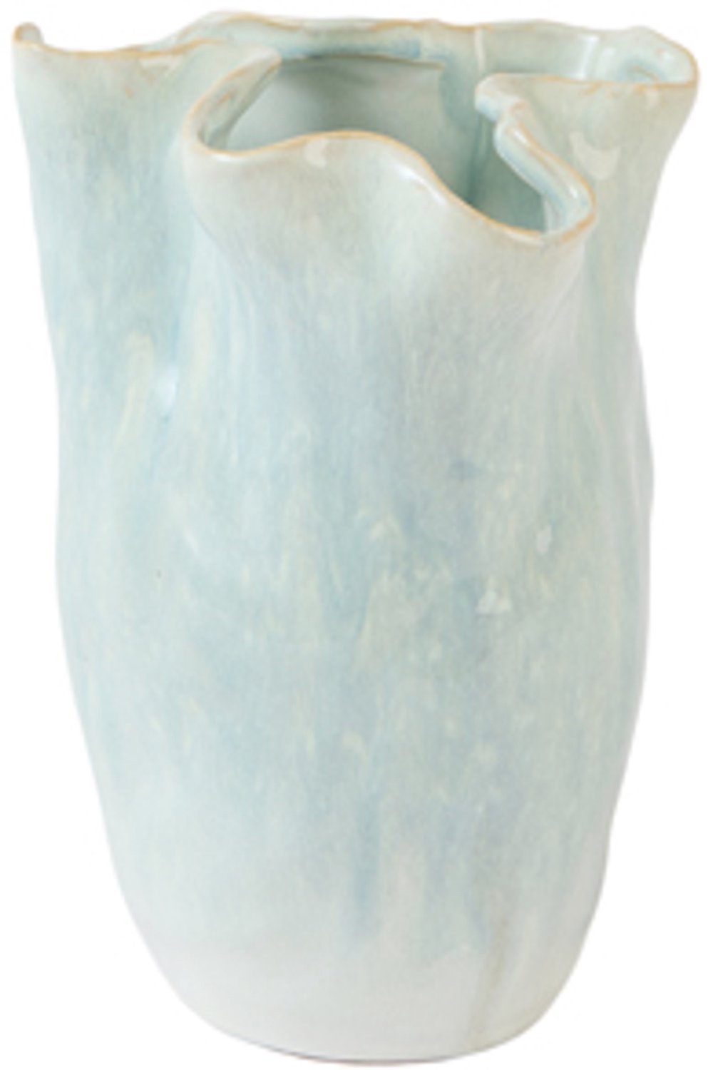 Light & Living Vaas TELMO - Blauw - 16x16x23 cm