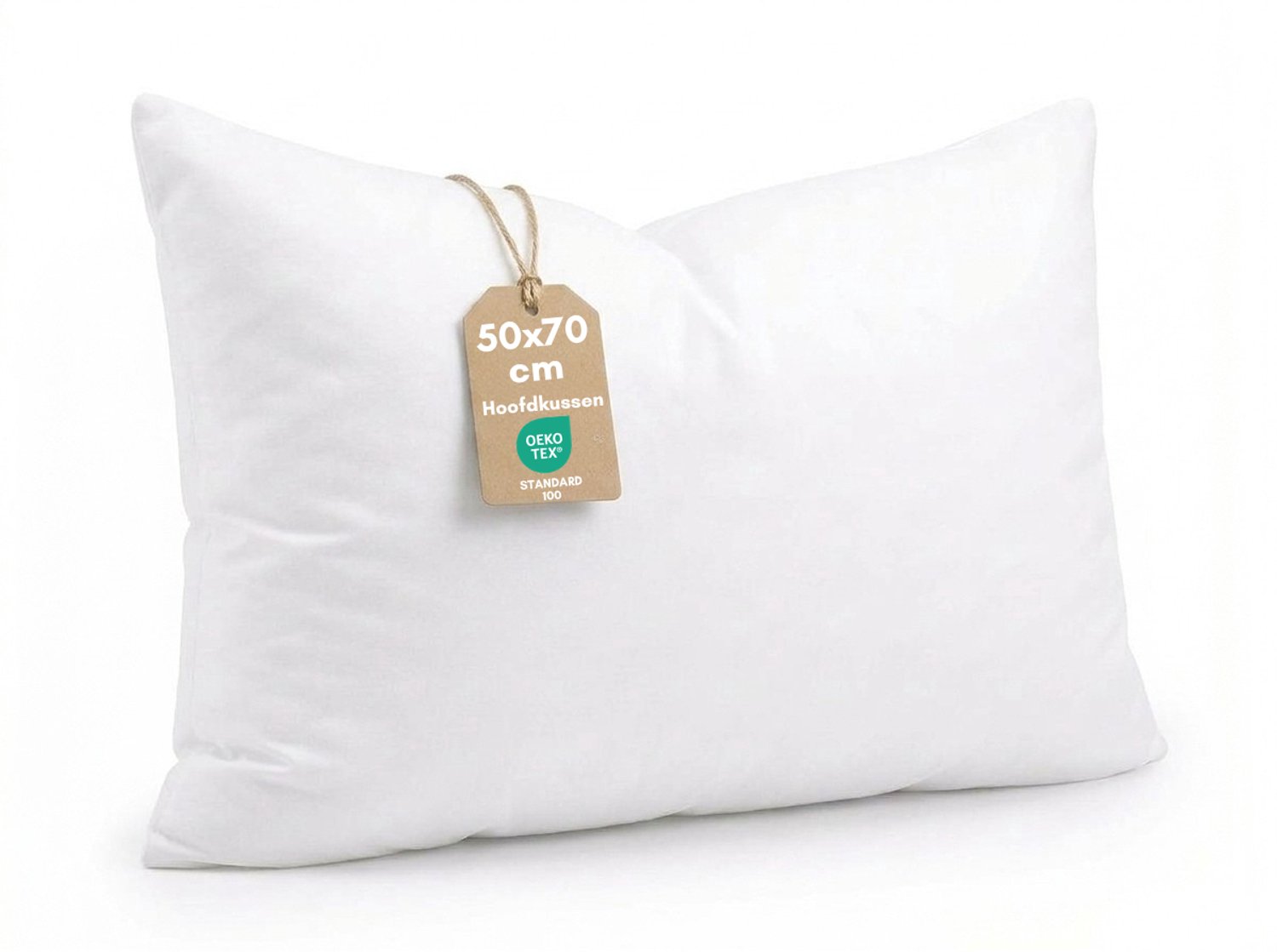 Slaap & Wonen Sleep Comfy Hotelkwalitetit Hoofdkussen | 50x70 cm - Ultiem Comfort - Verlicht Nek- en Rugklachten - Orthopedisch & Ergonomisch - Geschikt voor Alle Slaaphoudingen Wit