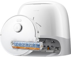 Roborock Qrevo Curv 2 Flow-Robotstofzuiger met dweilfunctie-SpiraFlow Realtime Zelfreinigende Rolmop-20.000 Pa-Dual Zero-Tangle-Systeem-AI Obstakelvermijding-Warmtewas dweil-tapijtbescherming