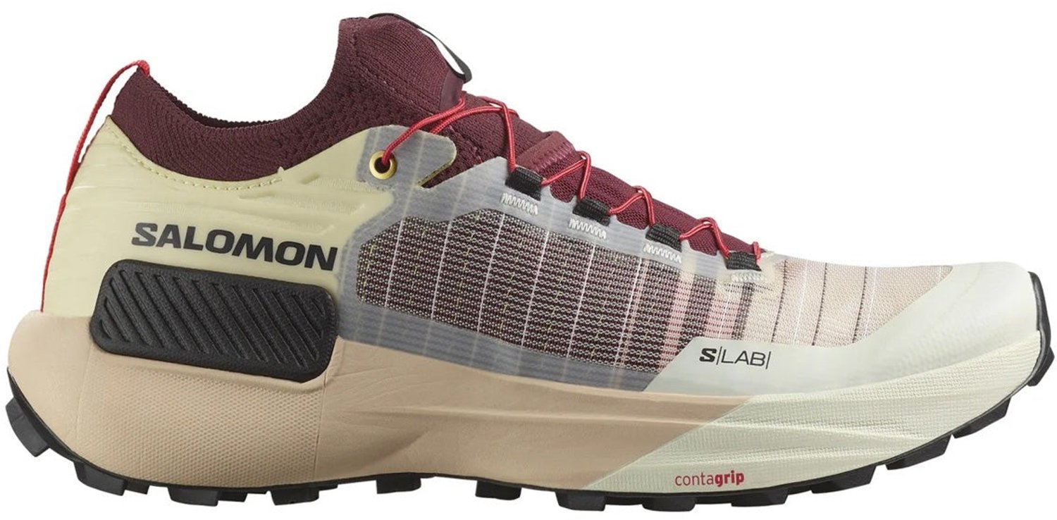Salomon S/LAB GENESIS - Trailschoenen - Van ice/dec cho/blk - 49 1/3