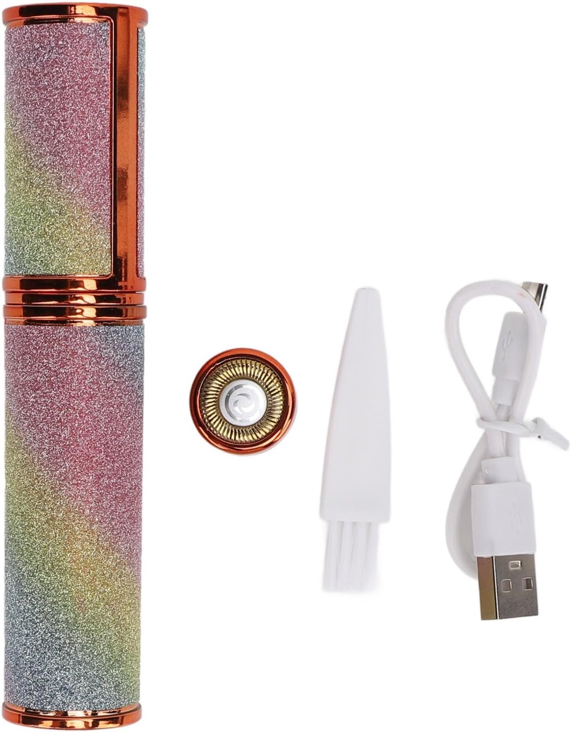Gezichtstrimmer 2-in-1 - oplaadbaar - vervangbare kop - ideaal voor zachte ontharing - m-winkel