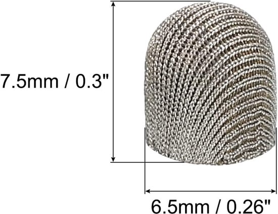 Styluspen 6,5 mm - geleidende netvezels - universele punt vervanging - ideaal voor touchscreen m-winkel - 6 stuks - m-winkel — afbeelding 5