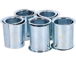 Fix-nippel zadelpen 1,0 mm - metaal - L = 35 mm binnend. 25 mm - pak van 10 stuks - ServiceTopper