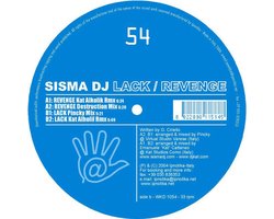 Lack / Revenge, Sisma DJ | Media condition: Very Good Plus (VG+) | 12