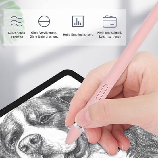Stylus Pen Vervanging - Touch Pen - Geschikt voor Tablet S6 Lite 10.4in - Premium Plastic - Natuurlijke Greep - Drukgevoeligheid - Tekenpen — afbeelding 2
