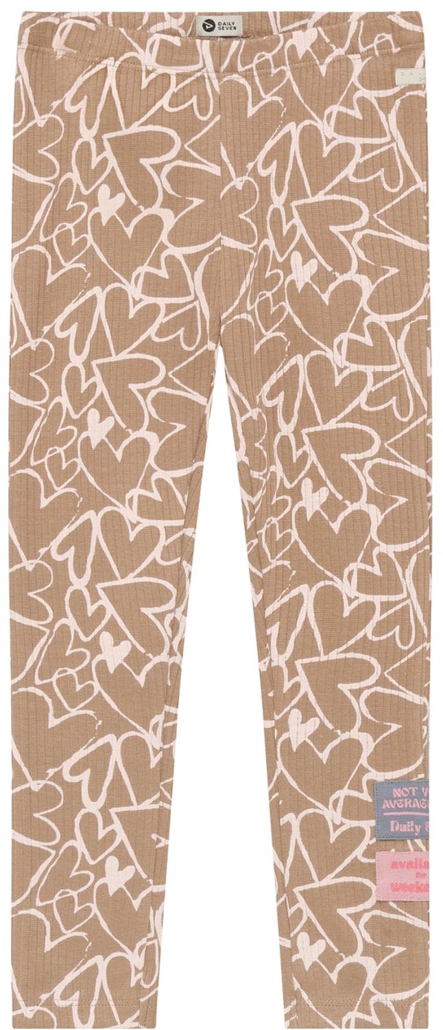 Daily7 - Legging Allover Print - 2043 Affogat - Maat 116