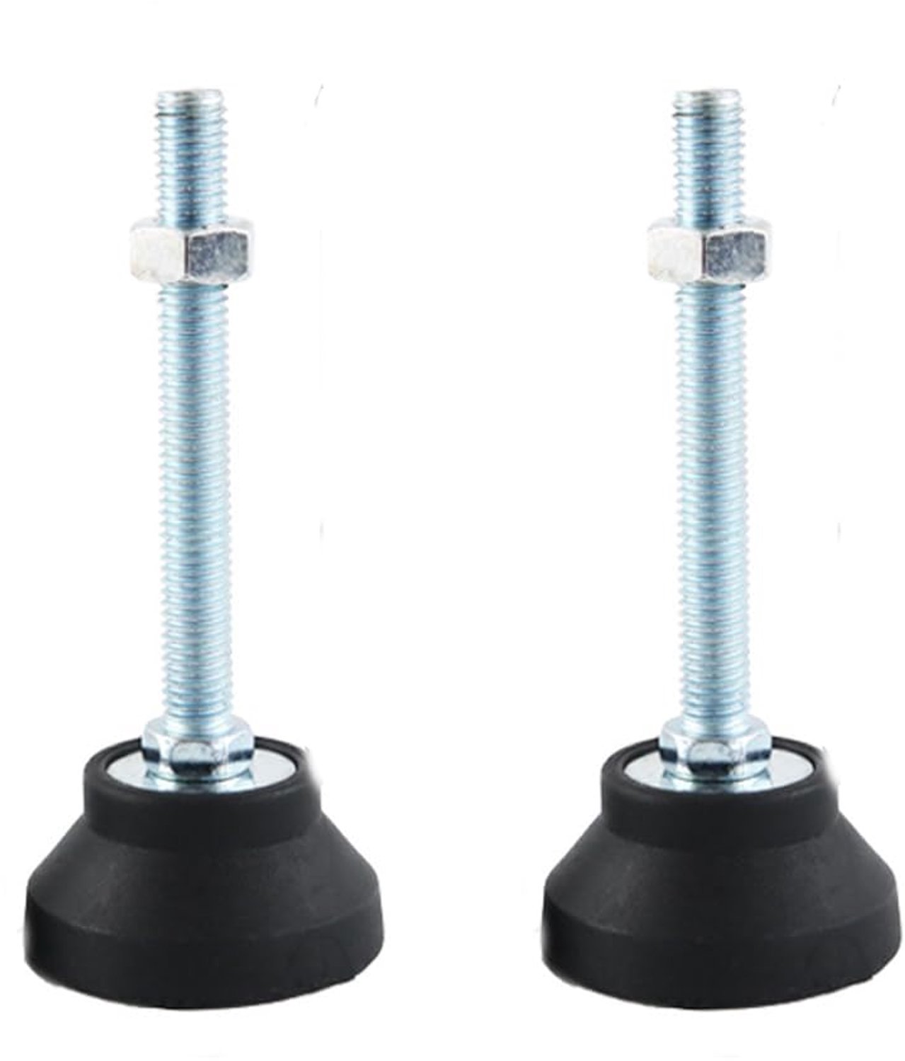 Meubelpoten Verstelbaar - Nivelleringsvoeten Set van 2 - TPU-Rubber - Hoogte 180 mm - Draagvermogen 120 kg - Schroefdraad M20