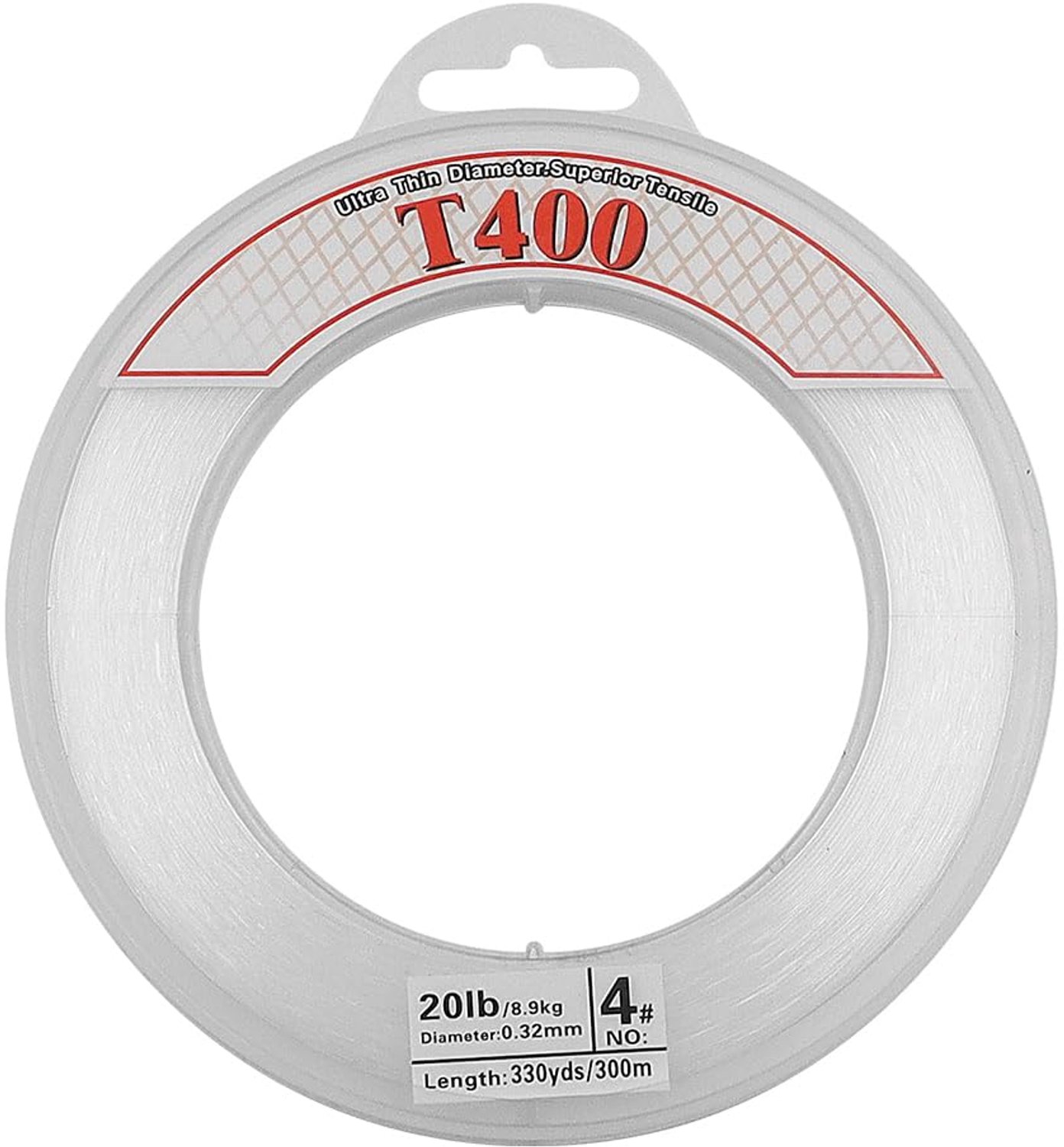 Vislijn 300 Meter - 0,33 mm Monofilament - Doorzichtige Nylon - Sterk en Duurzaam - Ideaal voor Zeevissen - Lage Zichtbaarheid - Vissnoer