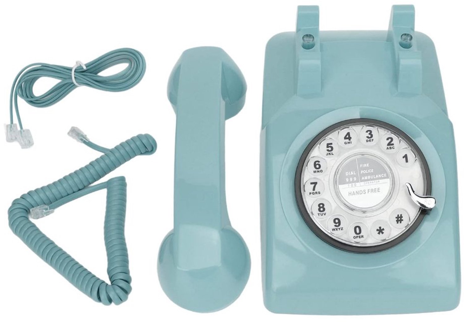 Bureautelefoon Retro - Mechanische Beltoon - Draaiknop - Handsfree - Antiek Design - Elegant Europees/Amerikaans Ontwerp - Retro Telefoon