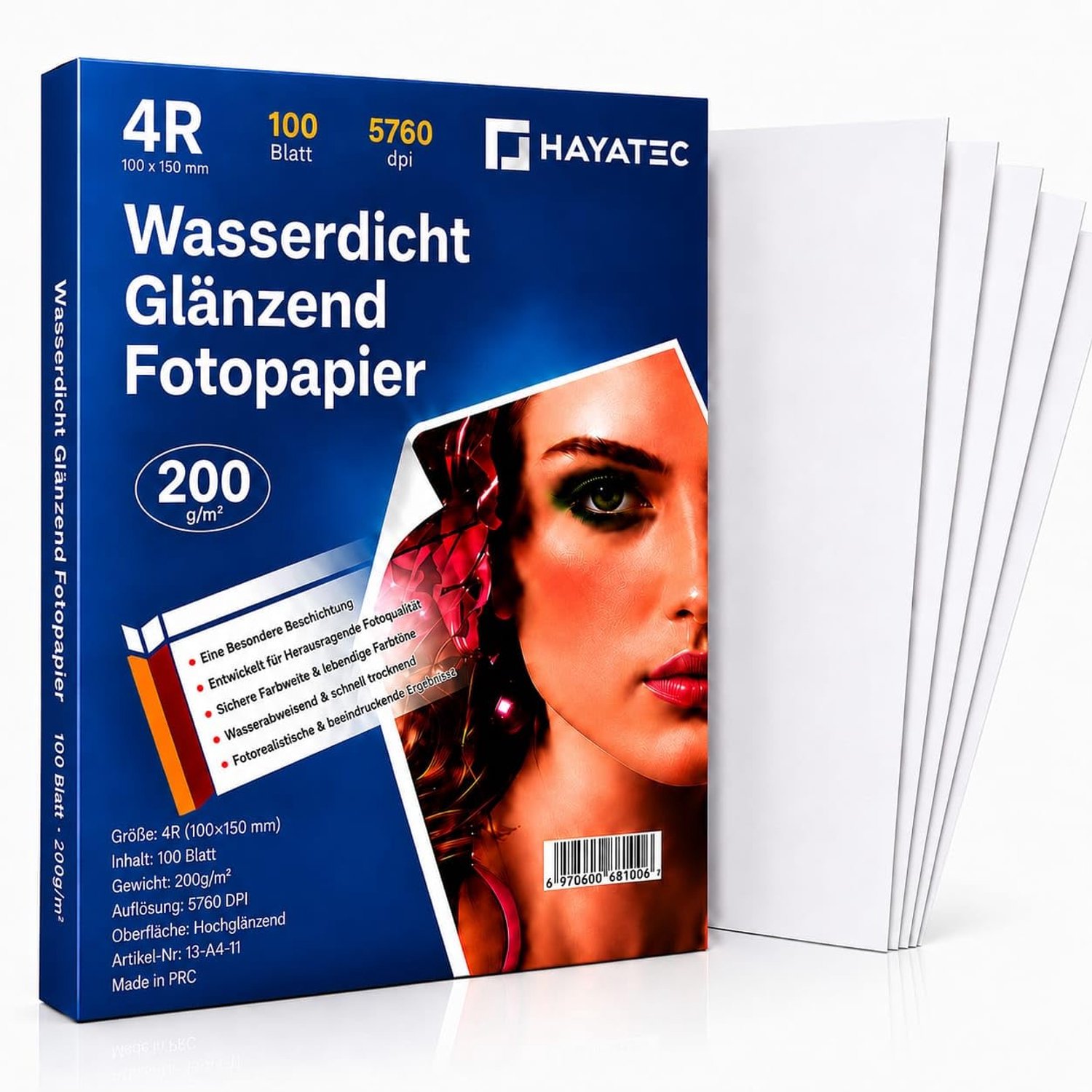 Foto Papier A5 - 50 Vellen Hoogglans voor Inkjet Printers