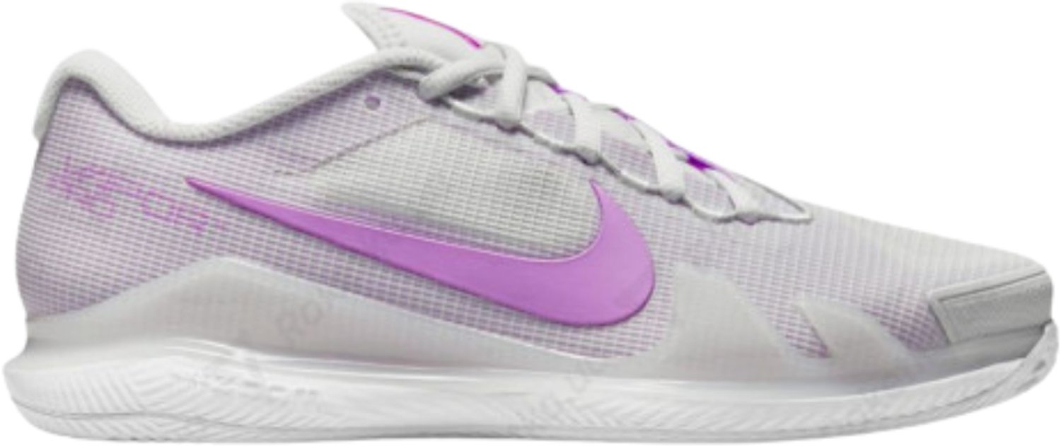 Nike Tennisschoen Padelschoen Air Zoom Vapor Pro Cly Dames Lichtgrijs Paars