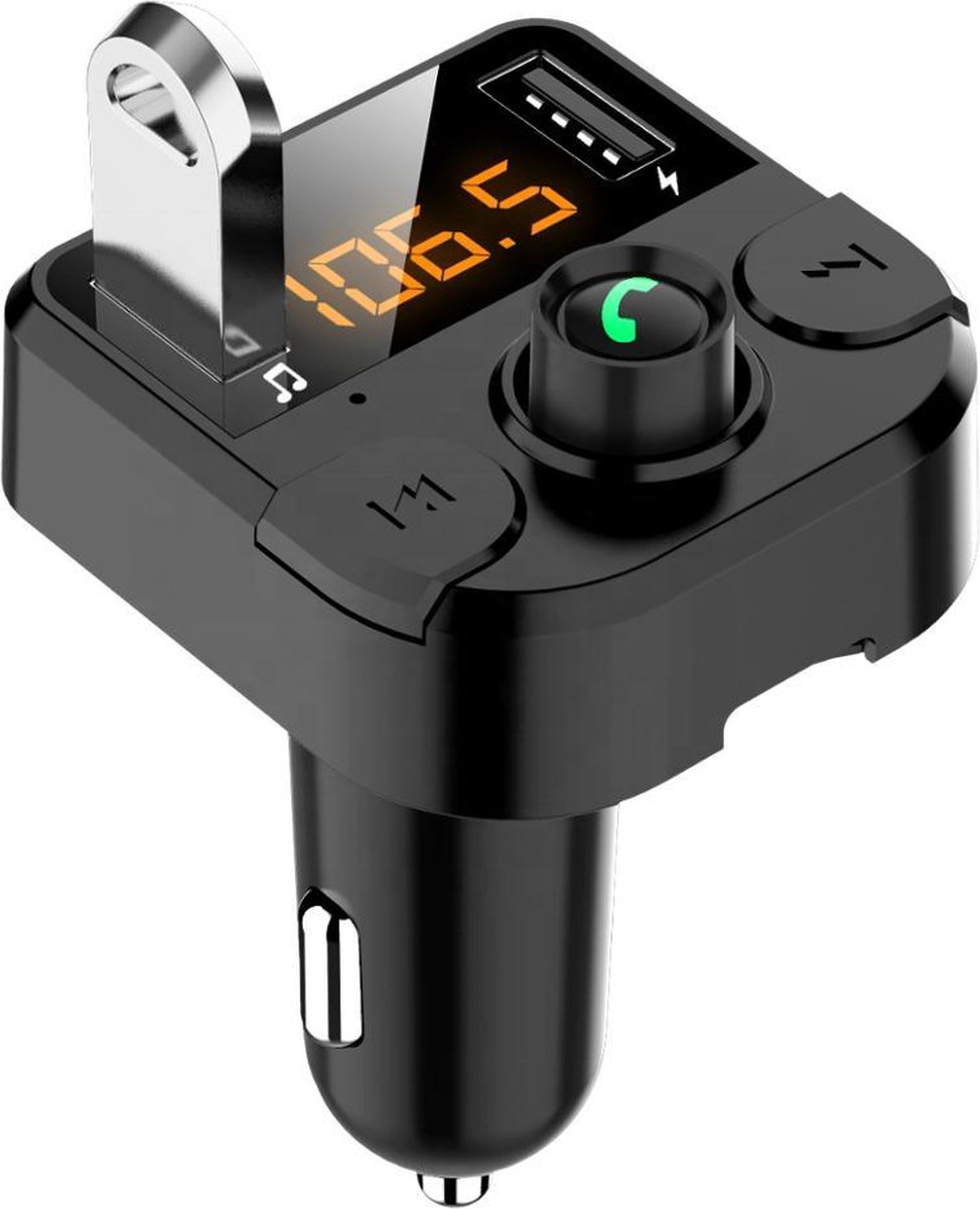 FM Transmitter met 3 in 1 USB oplader Bluetooth carkit Handsfree bellen in de auto...