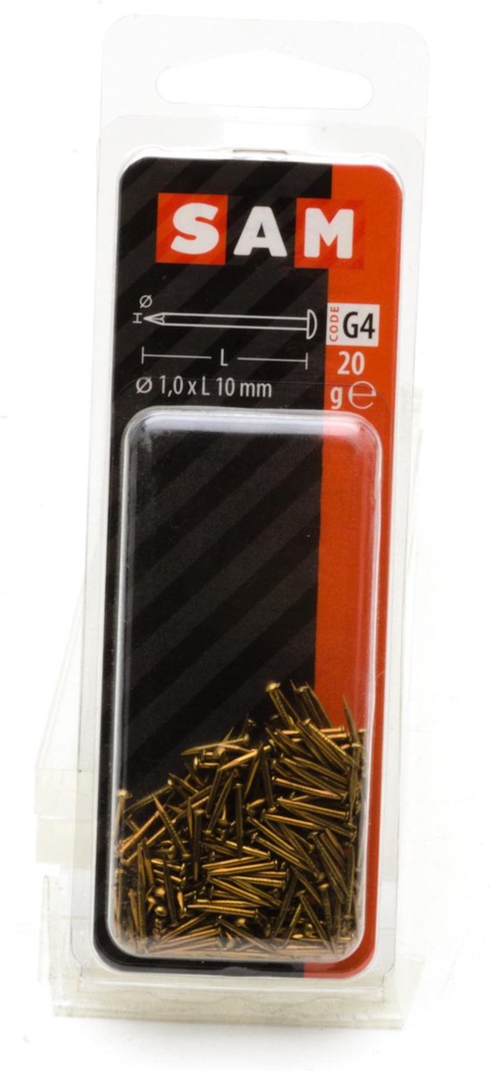Mack Messing Nagels Met Bolle Kop (20 Gram)