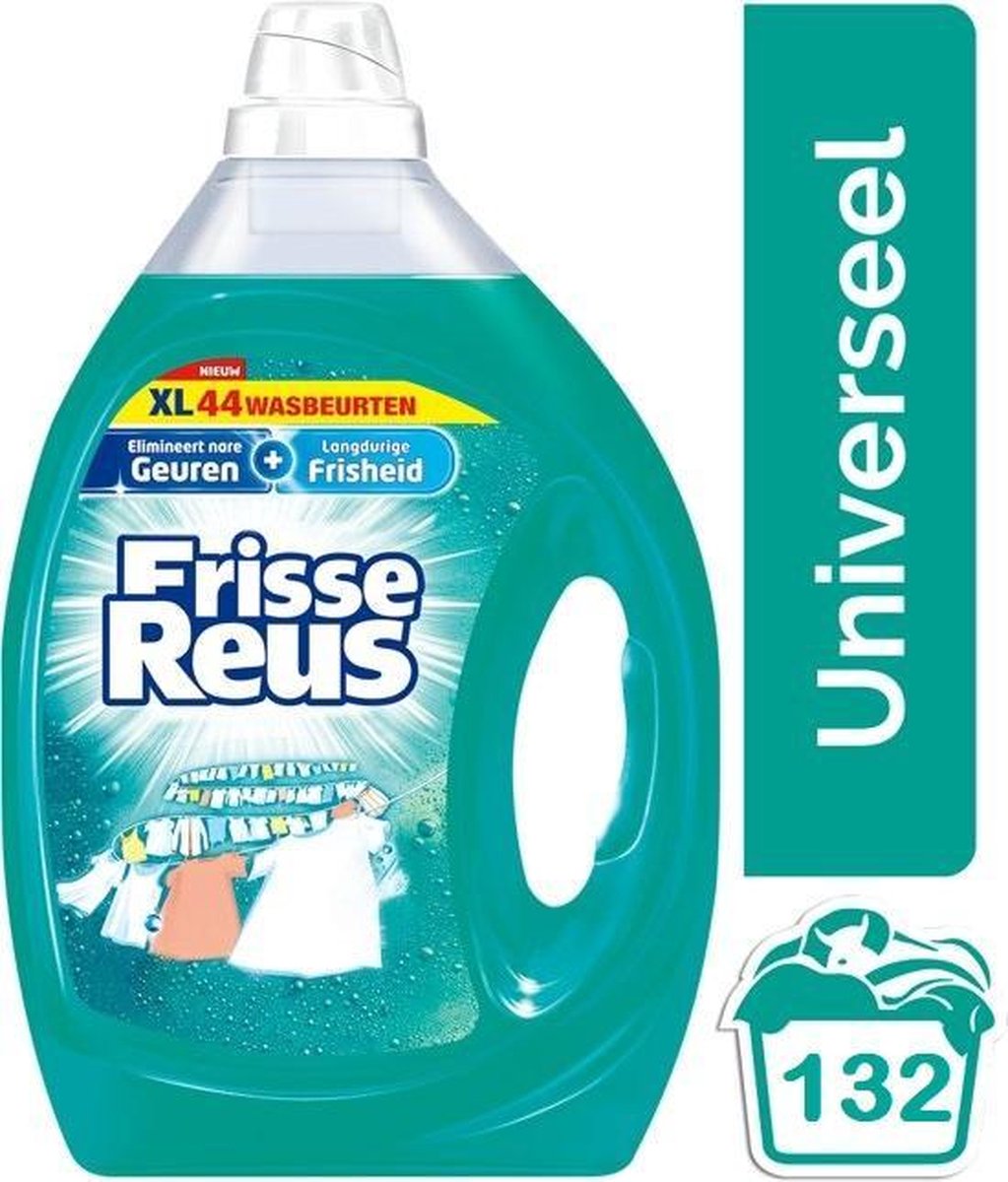 Goedkoopste Frisse Reus Gel - 132 Wasbeurten - Vloeibaar - Wasmiddel