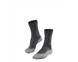 FALKE TK5 Wandelsokken anti blaren, lichte padding merinowol sportsokken heren grijs - Maat 39-41