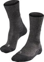 FALKE TK1 Adventure Wool Wandelen anti blaren, anti zweet merino wol sportsokken heren grijs - Maat 44-45