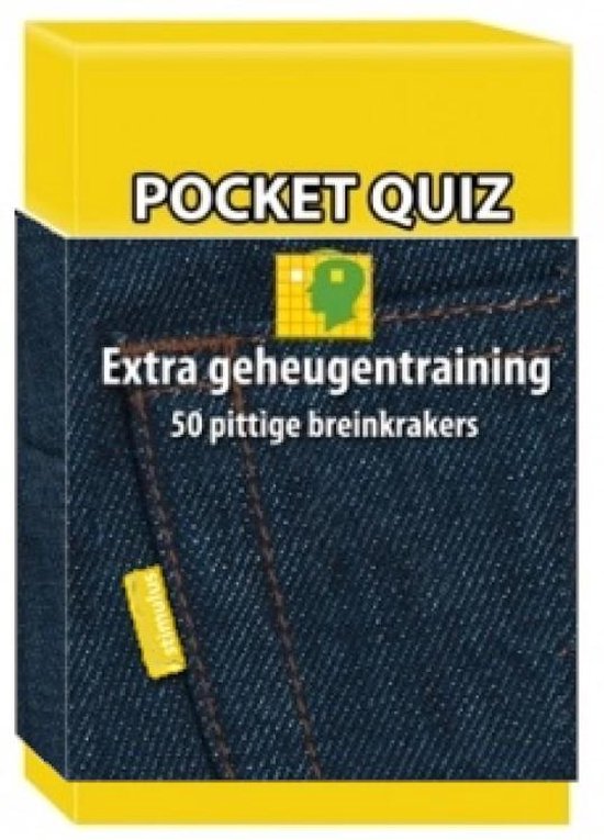 Afbeelding van het spel Pocket Quiz Extra Geheugentraining