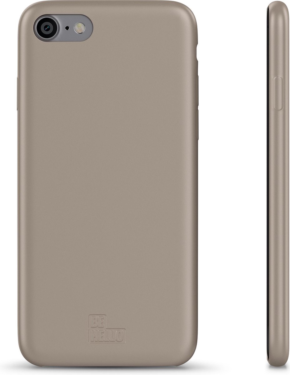 BeHello iPhone 8 7 6s 6 Gel Siliconen Hoesje Goud