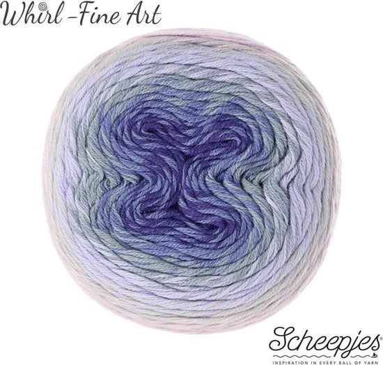 Foto: Scheepjes whirl fine art 220g impressionism