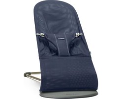 BabyBjörn Wipstoel Bliss - Mesh - Marineblauw - Ergonomisch - Verstelbaar - Inklapbaar