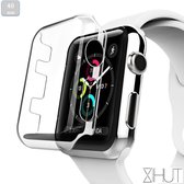 Harde en transparante (PC) case/bumper/screenprotector - Apple Watch series 4/5 - 40mm - Transparant