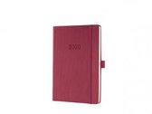 Weekagenda Sigel Conceptum A5 2020 hardcover rosewood red