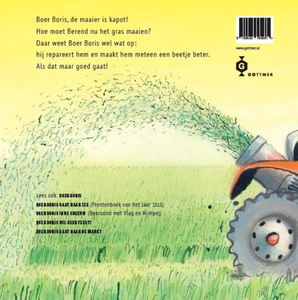 Boer Boris - Boer Boris en de maaier - back cover