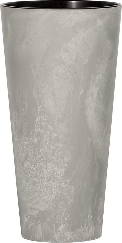 Additief Grote hoeveelheid Appal Prosperplast - Bloempot - Pot met een inzetstuk Tubus Slim Beton - kleur en  patroon... | bol.com