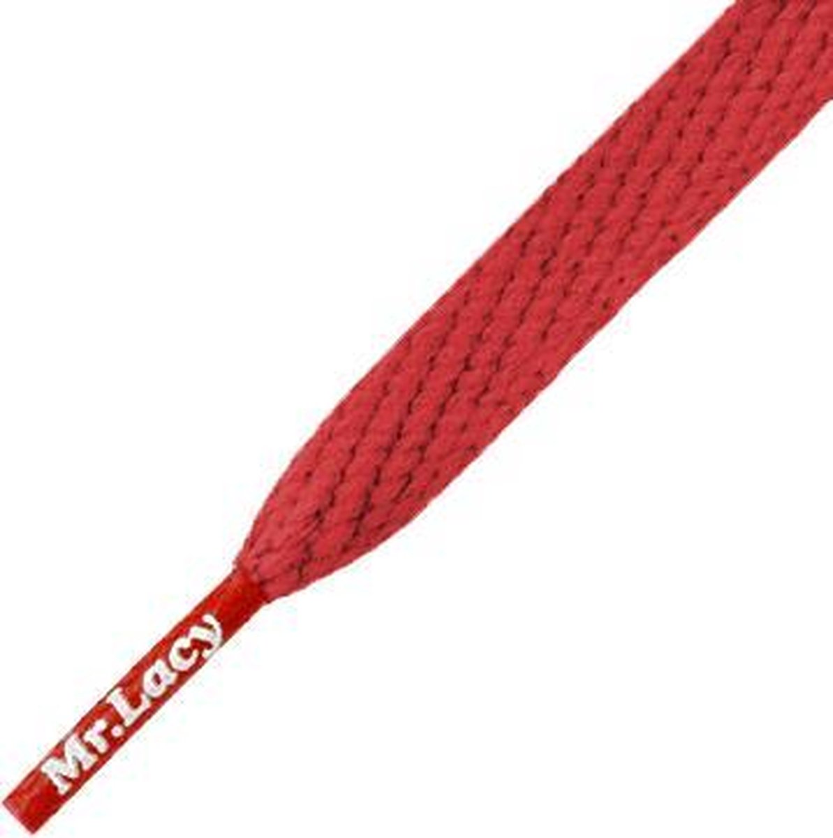 Mr. Lacy - Schoenveters - Veters - Sneakerveters - Smallies - Plat - Rood - Lengte 90 cm