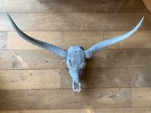 Longhoorn gegraveerd 1 meter breed