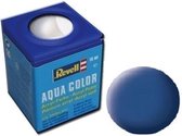 Revell Aqua  #56 Blue - Matt - RAL5000 - Acryl - 18ml Verf potje