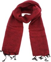 Yaku - 'yakwol' sjaal - rood