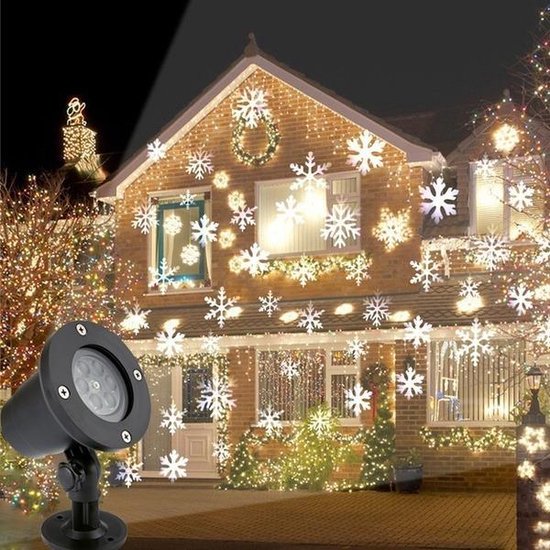 Projecteur à effet de lumière LED - flocons de neige - extérieur IP44 |  bol.com