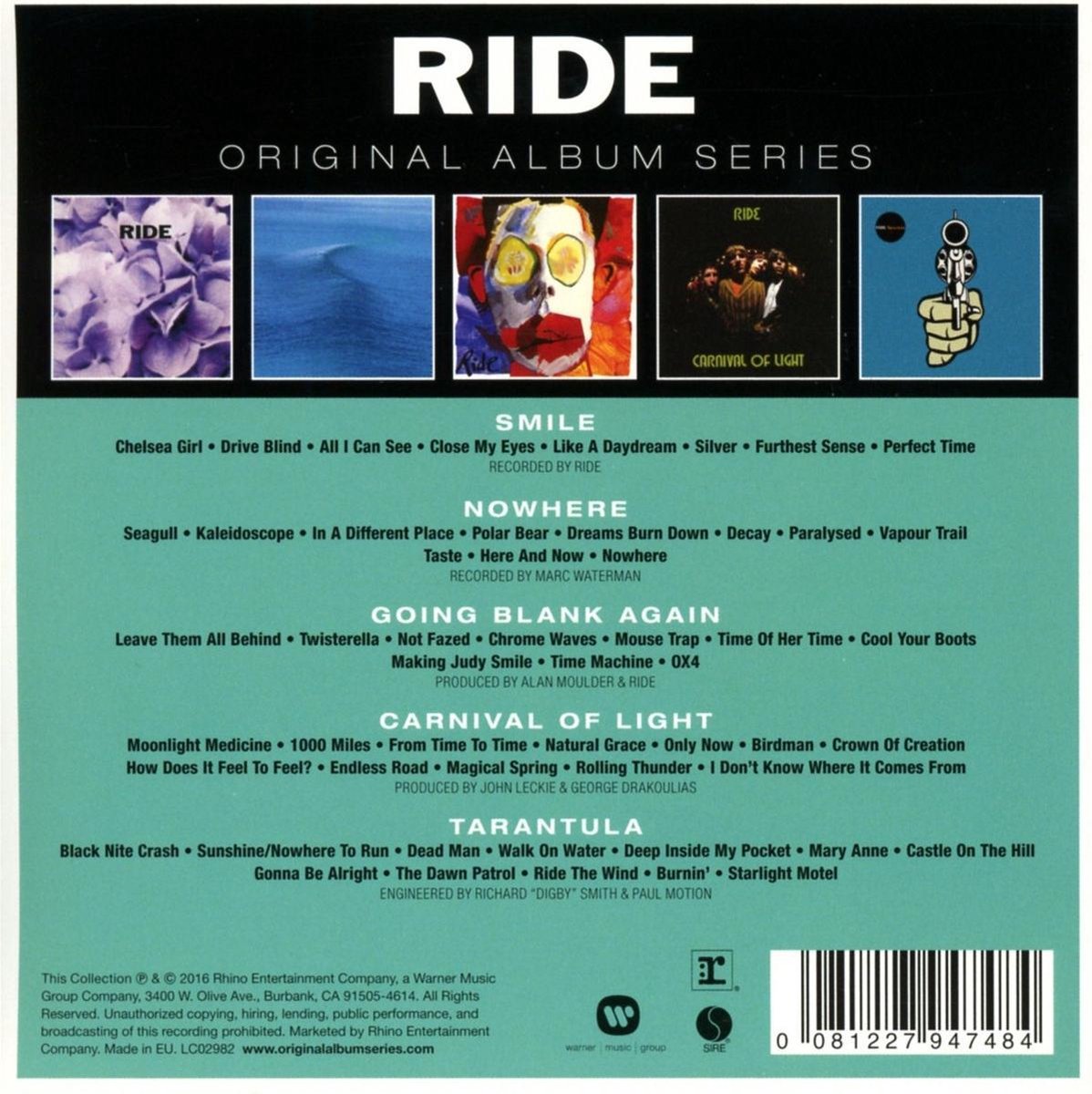 Ride Original Album Series, Original Album Series CD