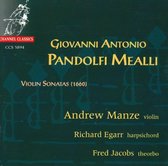 Andrew Manze, Richard Egarr, Fred Jacobs - Mealli: Violin Sonatas (1660) (CD)