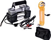 Champion Compressor Pomp - 12 V – 2 Cilinder - 10 Bar - Compleet met tas