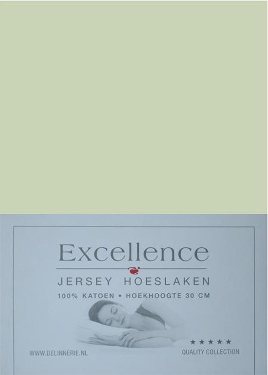 Excellence Jersey Hoeslaken - Eenpersoons - 90/100x210/220 cm - Sand