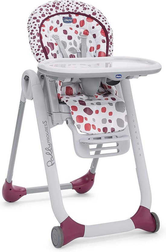 Chaise Haute Chicco Polly Magic Rouge - Achat & prix